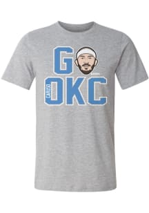Alex Caruso Oklahoma City Thunder Grey Go OKC Short Sleeve Fashion Player T Shirt