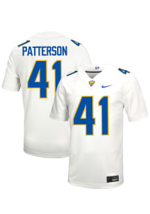 Nike Pitt Panthers White NIL Name And Number Football Jersey