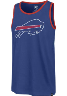 47 Buffalo Bills Mens Blue Premier Franklin Short Sleeve Tank Top