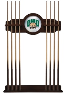 Ohio Bobcats Solid Wood Cue Rack Pool Table
