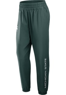 Nike Michigan State Spartans Womens One Dri-FIT Green Sweatpants