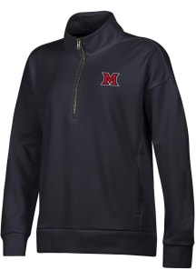 Under Armour Miami RedHawks Womens Black Embroidered Qtr Zip