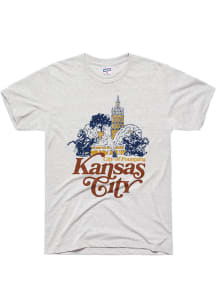 Charlie Hustle Kansas City Ash City Of Fountains Short Sleeve Fashion T Shirt