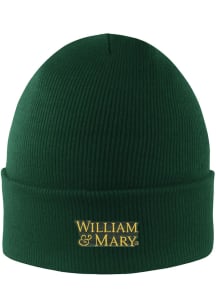 LogoFit William & Mary Tribe Green Northpole Cuffed Mens Knit Hat