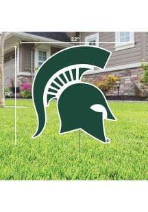 Michigan State Spartans Primary Yard Sign - Green