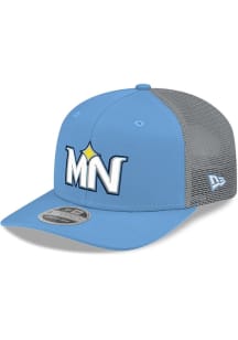New Era Minnesota Twins City Connect 9SEVENTY Trucker Adjustable Hat - Light Blue