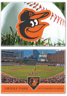 Baltimore Orioles 2pk Rectangle Magnet