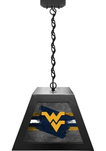 West Virginia Mountaineers Pendant Black Billiard Lamp