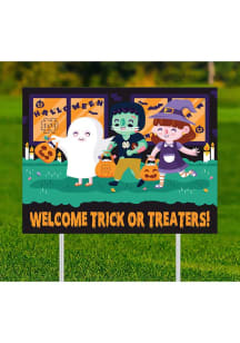 Notre Dame Fighting Irish Trick or Treaters Yard Sign - Green