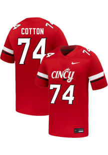 Joseph Cotton  Nike Cincinnati Bearcats Red NIL Name And Number Football Jersey