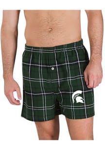 Concepts Sport Michigan State Spartans Mens Green Ultimate Boxer Shorts