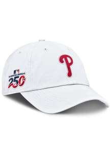 Nike Philadelphia Phillies USA 250 Side Patch Club Unstructured Adjustable Hat - White