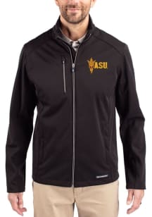 Cutter and Buck Arizona State Sun Devils Mens Black Evoke Light Weight Jacket