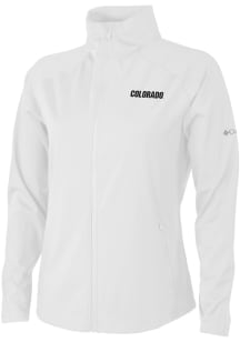 Columbia Colorado Buffaloes Womens White Fairway Friends Light Weight Jacket