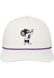 K-State Wildcats Tennis Cut Above Adjustable Adjustable Hat - White