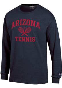 Champion Arizona Wildcats Navy Blue Tennis Icon Jersey Long Sleeve T Shirt
