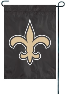 New Orleans Saints 12x18 Garden Flag - Black