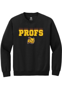 Summit Sportswear Rowan University Mens Black REPEAT Long Sleeve Crew Sweatshirt