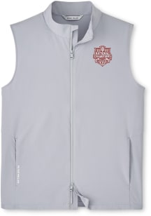 Peter Millar Indiana Hoosiers Mens Ash 2025 College Football National Champions Sleeveless Jacket