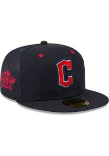 New Era Cleveland Guardians Mens Navy Blue 2026 MLB All Star Game Workout 59FIFTY Fitted Hat