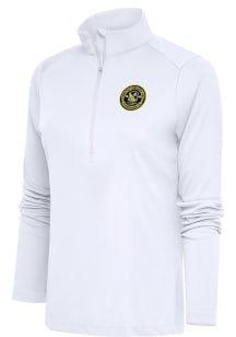Antigua Pittsburgh Riverhounds SC Womens White Tribute Qtr Zip
