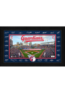 Cleveland Guardians 2026 Signature Field Frame Plaque
