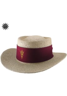LogoFit Arizona State Sun Devils Brown Tournament Straw Hat Mens Bucket Hat