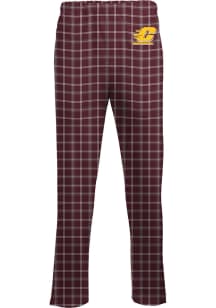 Central Michigan Chippewas Youth Maroon Team Logo Sleep Pants