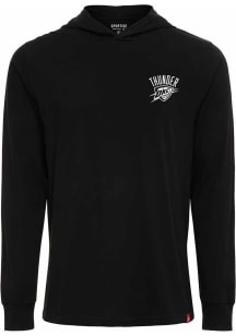 Oklahoma City Thunder Mens Black Logo Soloano Long Sleeve Hoodie