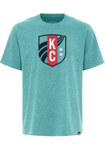 KC Current Teal Primary Logo Short Sleeve T Shirt