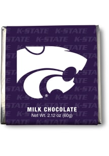 K-State Wildcats 9pc Square Milk Chocolate Candy