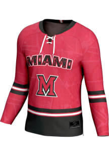 ProSphere  Miami RedHawks Mens Red Vigor Hockey Hockey Jersey