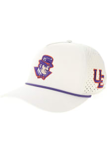 Evansville Purple Aces Cut Above Adjustable Hat - White
