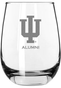 Indiana Hoosiers Alumni 15oz Stemless Wine Glass - White