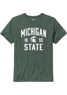 Michigan State Spartans Grey Arch Spartans Short Sleeve Fashion T Shirt