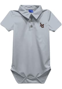 Vive La Fete Lehigh University Baby Grey Dave Short Sleeve One Piece Polo