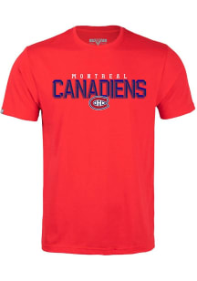 Levelwear Montreal Canadiens Red Richmond Carve Short Sleeve T Shirt