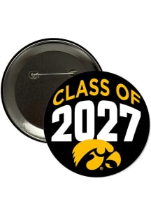 Iowa Hawkeyes 3" Class of 2027 Button - Yellow