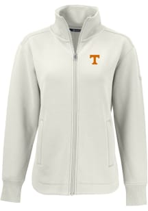 Cutter and Buck Tennessee Volunteers Womens White Roam Light Weight Jacket