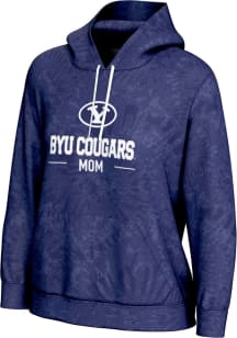 ProSphere BYU Cougars Womens Navy Blue Mom Hooded Sweatshirt