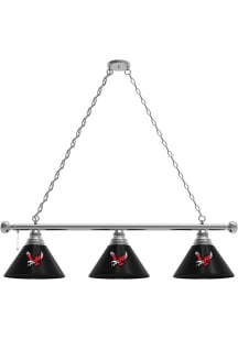 Eastern Washington Eagles 3 Shade Silver Billiard Lamp