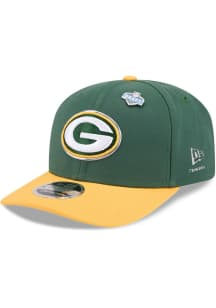 New Era Green Bay Packers 2026 NFL Draft Stretch Snap 9SEVENTY Adjustable Hat - Green