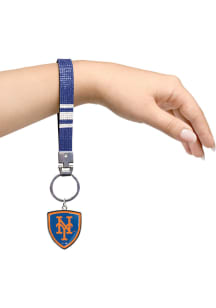 New York Mets Crystal Keychain - Royal Heather