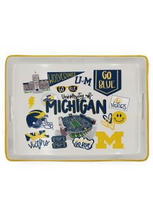 Michigan Wolverines 16x12 Native Serving Tray