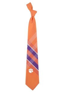 Clemson Tigers Grid Neck Mens Tie