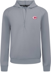 Levelwear Cincinnati Reds Mens Grey Technic Insignia 2.0 Medium Weight Jacket