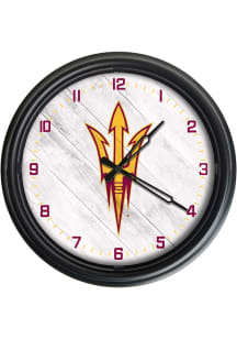 Arizona State Sun Devils Pitchfork Outdoor LED Wall Clock