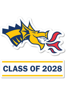 Drexel Dragons 3 Inch Class of 2028 Auto Decal - Navy Blue