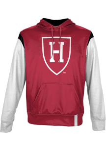 ProSphere Harvard Crimson Mens Crimson Tailgate Long Sleeve Hoodie