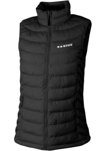 Columbia K-State Wildcats Womens Black Powder Lite Vest
